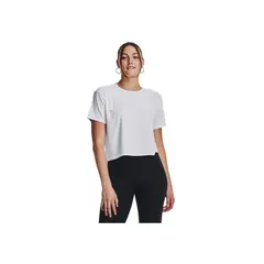 UNDER ARMOUR - Camiseta Mujer MOTION SS Blanco