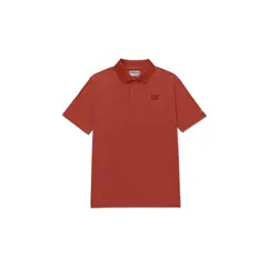CAT - Camisa Hombre CAT LOGO PIQUE POLO Rojo
