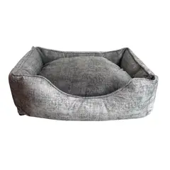 GENERICO - Cama Doble Faz para Mascotas Talla S Anti Fluido Gris