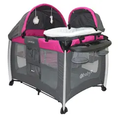 GENERICO - Cuna Corral Para Bebe Moisés Doble Nivel Luz Y Sonidos