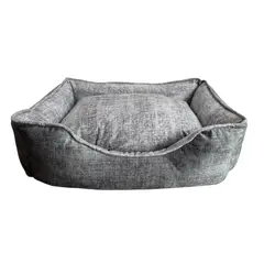 GENERICO - Cama Doble Faz para Mascotas Talla XL Anti Fluido Gris