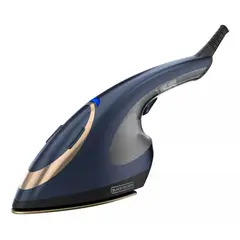 BLACK+DECKER - Plancha Y Vaporizadora Azul De Ropa Black + Decker Hgs500