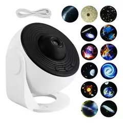 GENERICO - Proyector Galaxia Lentes Intercambiables Lampara Noche Luces