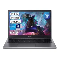 ACER - Portátil Intel Core I5 12450h Ram 8gb Ssd 512gb 156 Computador portátil