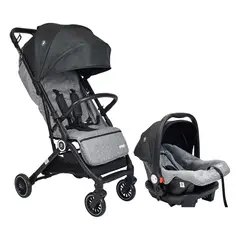 PRIORI - Coche Bebe Tipo Maleta Luca con portabebe Negro