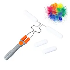 GENERICO - Rodillo De Pintura Doble Roller Para Pared Esquinas Sillas