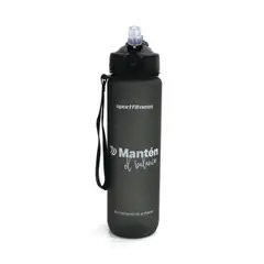 SPORT FITNESS - Botella Deportiva Mono Color Negro 1 Litro Sportfitness.