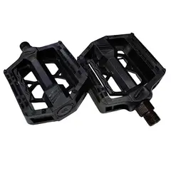 GENERICO - Pedales Negros Grandes De Plataforma Para Bicicleta fp-808