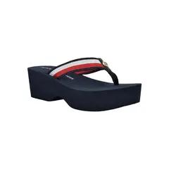 TOMMY HILFIGER - Sandalia azul con plataforma kezo