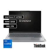 Lenovo - PORTATIL THINKBOOK CORE I7 13700H - 32GB DDR5 - 1TB SSD - 14" WUXGA - RJ45 - WIN 11 PRO