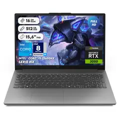 LENOVO - Portátil Gamer Loq Intel I5 12450hx Ram 16gb Ssd 512gb RTX 3050 15.6" Computador portátil