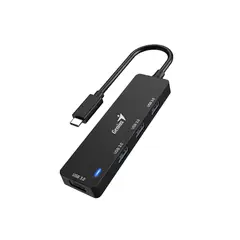 GENIUS - Hub Uh-400 Usb C 4 Puertos Usb 3.0