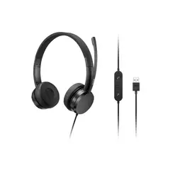 LENOVO - Diadema Usb Tipo A Negro