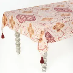 GARDENIA HOME DECOR - Mante Boho Ladrillo 6 puestos (1.50x2.20)