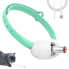 GENERICO - LASER INFINITO COLLAR JUGUETE GATO MASCOTA ROSA AZUL