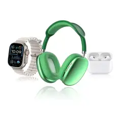 INNOVA - Smartwatch 7 Pulsos Green Con Audífono Sport Y Banda Sonido Deportiva