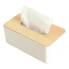 GENERICO - Organizador Servilletas Bambu Porta Pañuelo Toallitas Cocina