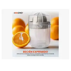 INNOVA - Exprimidor De Naranjas Manual Para Jugos Cítricos Innovo Home