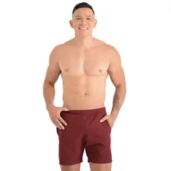 SERATUS - Pantaloneta de Baño Hombre Unicolor Con Forro