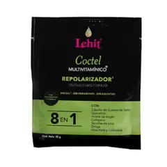 LEHIT - Cóctel Multi Repolarizador Tratamiento Capilar 8 En 1 30g X2 Unidad