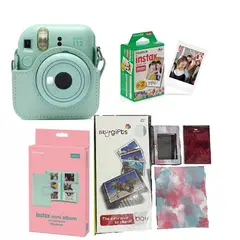 FUJIFILM - Mega combo DP Cámara Instantánea Instax Mini 12 Verde