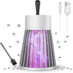 GENERAL - Lampara Mata Mosquitos Cepillo Limpieza USB Portatil