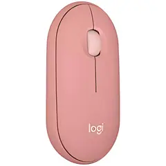 LOGITECH - Mouse Silencioso Bluetooth M350 Pebble Win Mac - Pink