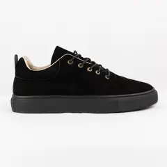 GENERICO - Tenis To Brogues en cuero nobuk color negro