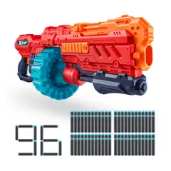 ZURU - Lanzadardos Xshot Turbo Advance Rojo Con 96 Dardos