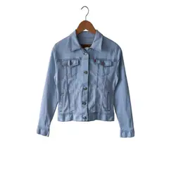 SYK - Chaqueta De Jean Para Mujer Hielo