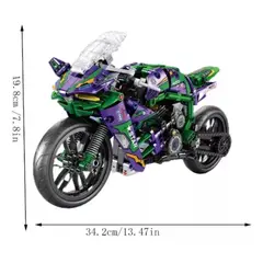 INFANTILES CAJUROMIX - Moto Reto De Construcción Supera Los Límites 458 PCS