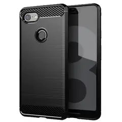 GENERICO - Funda Tipo Carbono Fiber Para Google Pixel 3 XL
