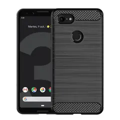 GENERICO - Funda Tipo Carbono Fiber Para Google Pixel 3