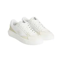 CALVIN KLEIN - Tenis blanco chunky cupsole low