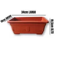 IMPORTADORA MAKA - Soporte Base Para Matera Rectangular Balcón + Matera