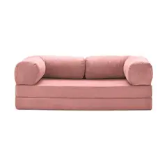 BANZAY - Sofá Cama Teddy Rosado