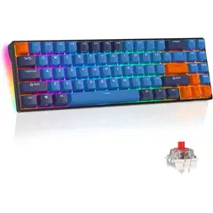 ROYAL - Teclado Rk Kludge Gamer Mecánico Rk71 Bluetooth24ghz