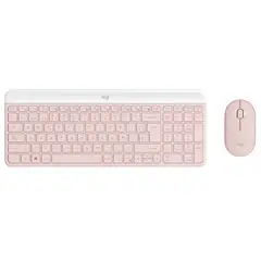 LOGITECH - Combo Teclado y Mouse Inalámbrico MK470 Rosa Español