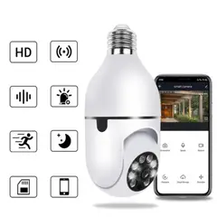 GENERICO - Cámara Ip Bombillo 360° Wifi Con Detección De Movimiento Hd