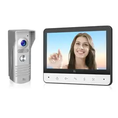 GENERICO - Timbre Con Cámara Hd Y Pantalla 7 Con Visión Nocturna 1080p