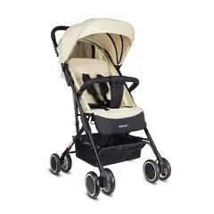 BEBESIT - Coche Reversible para Bebé City Beige Plegado 1 segundo