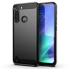 GENERICO - Funda Tipo Carbono Fiber Para MOTOROLA ONE FUSION