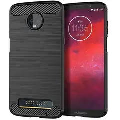 GENERICO - Funda Tipo Carbono Fiber Para MOTOROLA MOTO Z3 PLAY
