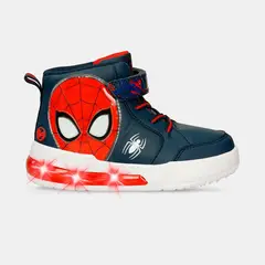 MARVEL - Botas Infantil Con Luces Con Luces Para Niño Licenses Azul-Rojo Milton L