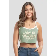 ATYPICAL - Camiseta Mujer Verde Oliva 105476