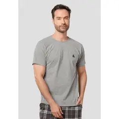 FORMAS INTIMAS - Camiseta Hombre Gris Jaspe Fi 105946