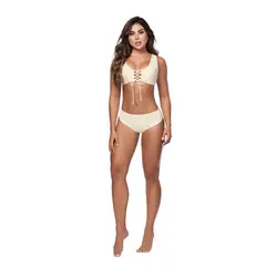 CHAMELA - Vestido De Baño Top Vainilla  44245