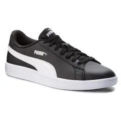 PUMA - Tenis Negro Hombre Smach V2