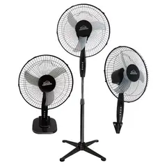 HOME ELEMENTS - Ventilador Pared Mesa Y Pie 16 P 3 En 1
