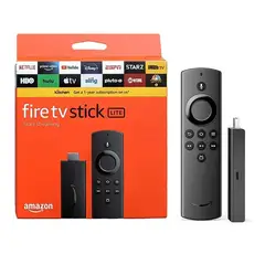 AMAZON - Lite Fire TV Stick de voz 2ª Gen Full HD 8GB negro 1GB de RAM